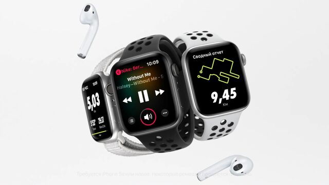 Apple watch nike+ series 4 от 105 рублей в день в связном