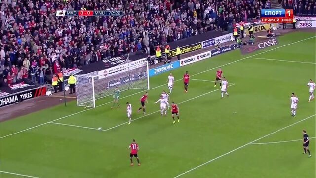 Кубок Английской Лиги 2014-15. Capital One Cup. 2-й раунд. Милтон Кинс Донс - Манчестер Юнайтед HD 720 (2 тайм)