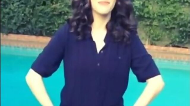 Kat Dennings #ALSIceBucketChallenge