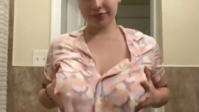 Sp00kytitties big tits большие сиськи в душе белье эротика milf lingerie web onlyfans 5