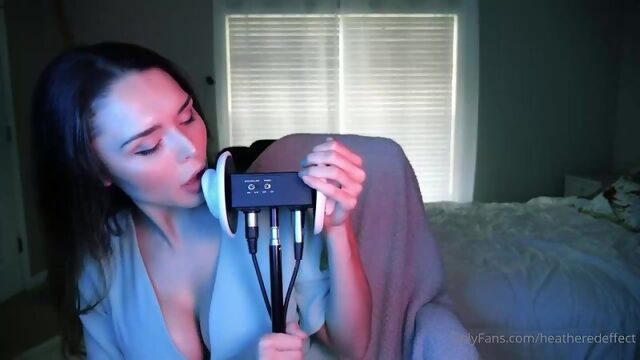 Слив видео 18+ HEATHEREDEFFECT ASMR ONLYFANS KISSING LICKING SHORT VIDEO стриптиз эротика девушки соло слив