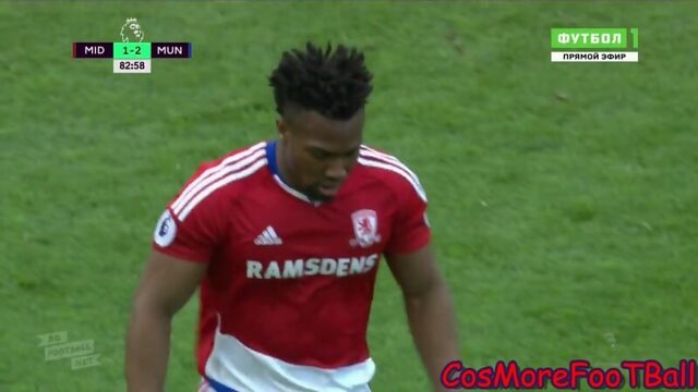 Adama Traore vs Manchester United | Адама Траоре против Манчестер Юнайтед ( Теги : MU, МЮ, Мидлсбро )