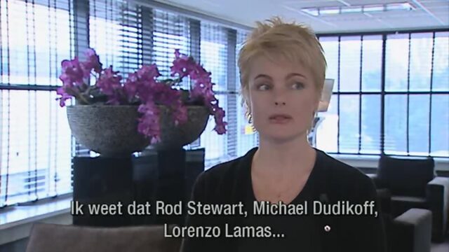 Baywatch actrice Erika Eleniak bij Prescan