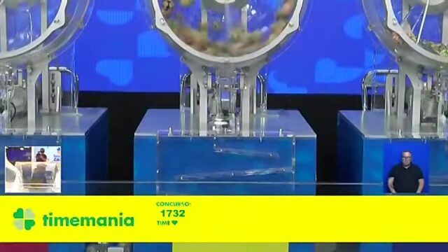 RedeTV - Resultado da Timemania - Concurso nº 1732 - 06/01/2022