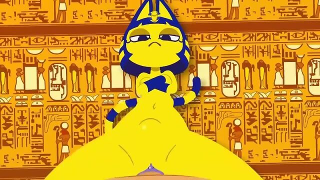 Ankha (by Minus8) anthro ero hentai ass vaginal anal cat and man